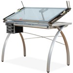 ART FUSION CRAFT STATION TABLE SILVER