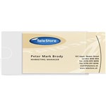 3L BUSINESS CARD POCKET SELFADHESIVE SHORT SIDE 95 X 60MM CLEAR PACK 100