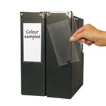 3L SPINE LABEL HOLDERS 55 X 150MM CLEAR PACK 6