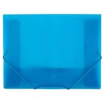 DOCUMENT FOLDER A4  BLUE TRANSPARENT 7043777 