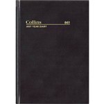 COLLINS ANY YEAR DIARY 3 DAY TO PAGE A5 BLACK