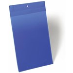 DURABLE LOGISTICS NEODYMIUM MAGNETIC SLEEVE A4 PORTRAIT BLUE PACK 10