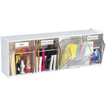 DEFLECTO INTERLOCKING TILT BIN STORAGE SYSTEM 4 BIN 600 X 210 X 170MM WHITE