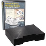 COLBY DISPLAY BOOK NONREFILLABLE INSERT COVER SLIPCASE 100 POCKET A4 BLACK