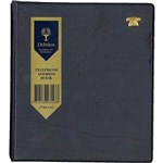 COLLINS TELEPHONE AND ADDRESS BOOK RING BOUND PVC 152 X 120MM BLACK