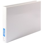 BANTEX INSERT RING BINDER LANDSCAPE 4D 38MM A3 WHITE