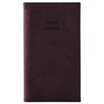 COLLINS POCKET PU WINE JOURNAL UNDATED 52 PAGE BURGUNDY