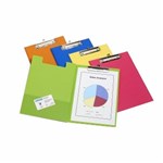 BEAUTONE TROPICAL CLIPFOLDER PVC A4 ASSORTED CARTON 10