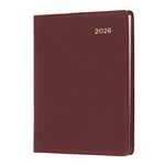 COLLINS 2022 BELMONT POCKET DIARY WEEK TO VIEW WITH PENCIL A7 BURGUNDY