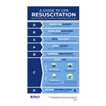 BRADY RESUSCITATION INFORMATION SIGN CPR 450 X 600MM POLYPROPYLENE