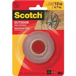 SCOTCH 411P MOUNTING TAPE PERMANENT 25MM X 15M GREY