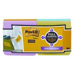 POSTIT F33012SSAU SUPER STICKY FULL ADHESIVE NOTES 76 X 76MM RIO DE JANEIRO PACK 12