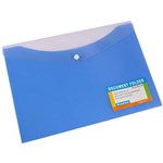BEAUTONE DOCUMENT FOLDER BUTTON CLOSURE A4 BLUEBERRY