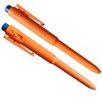 J800 RETRACTABLE DETECTAPEN WITH CLIP ORAN BODY BLUE INK BOX