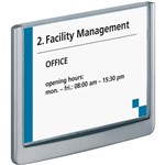 DURABLE CLICK DOOR SIGN HOLDER 149 X 1055MM GREY