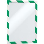DURABLE DURAFRAME SECURITY FRAME A4 GREENWHITE PACK 5