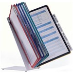 DURABLE VARIO TABLE DISPLAY 10 PANELS A4 ASSORTED