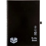 SPIRAX P704 NOTEBOOK TO DO LIST 140 PAGE A4 BLACK