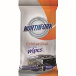 NORTHFORK STAINLESS STEEL WET WIPES PACK 50 7048637