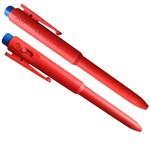 J800 RETRACTABLE DETECTAPEN WITH CLIP RED BODY BLUE INK BOX