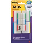 POSTIT 686VAD1 DURABLE FILING TABS LINED ASSORTED VALUE PACK 114