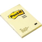 POSTIT 659 NOTES 100 SHEETS PER PAD 98 X 149MM YELLOW 7026134