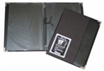 WORKMATE MENU COVER A4 4 POCKET BLACK 7006159   