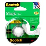 SCOTCH 122 MAGIC TAPE ON DISPENSER 19MM X 165M