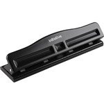 INITIATIVE 4 HOLE PUNCH 12 SHEET BLACK