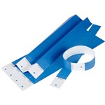 REXEL ID SERIAL NUMBER WRISTBANDS BLUE PACK 10