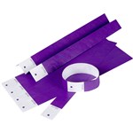 REXEL ID SERIAL NUMBER WRISTBANDS PURPLE PACK 10