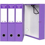 COLOURHIDE BOX FILE FOOLSCAP PURPLE
