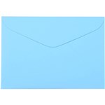 COLOURFUL DAYS C6 FESTIVE ENVELOPES PLAINFACE MOIST SEAL 110GSM 114 X 162MM PALE BLUE PACK 15