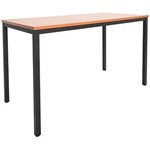 RAPIDLINE STEEL FRAME DRAFTING HEIGHT TABLE 1500 X 750 X 900MM CHERRY
