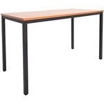 RAPIDLINE STEEL FRAME DRAFTING HEIGHT TABLE 1800 X 900 X 900MM CHERRY
