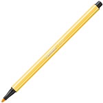 STABILO 68 FIBRE TIP PEN 10MM YELLOW