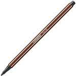STABILO 68 FIBRE TIP PEN 10MM BROWN