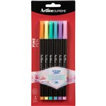 ARTLINE SUPREME FINELINE PEN 04MM PASTEL PACK 6 7074493     