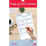 SASCO 2022 FAMILY ACTIVITY WALL CALENDAR 250 X 410MM