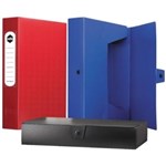 MARBIG BOX FILE A4 PP WITH BUTTON 80MM BLACK