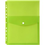 MARBIG BINDER POCKET TOP OPENING A4 LIME