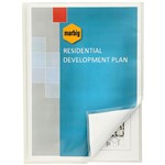 MARBIG FLIC FILE DISPLAY BOOK 10 POCKET A4 CLEAR