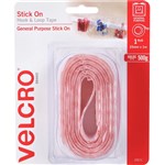 VELCRO BRAND   STICKON HOOK AND LOOP TAPE 25MM X 1M WHITE