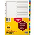 MARBIG PP 20 TAB DIVIDERS 7014436