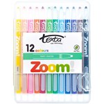 TEXTA ZOOM CRAYON ASSORTED WALLET 12