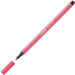 STABILO 68 FIBRE TIP PEN 10MM FLURO RED