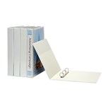 MARBIG INSERT RING BINDER PVC LANDSCAPE 3D 25MM A3 WHITE