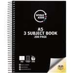 SPIRAX KODE 3SUBJECT NOTEBOOK A5 BLACK