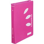 COLOURHIDE ZIP RING BINDER PP 2D 25MM A4 CASSIS