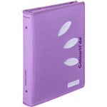 COLOURHIDE ZIP RING BINDER PP 2D 25MM A4 PURPLE